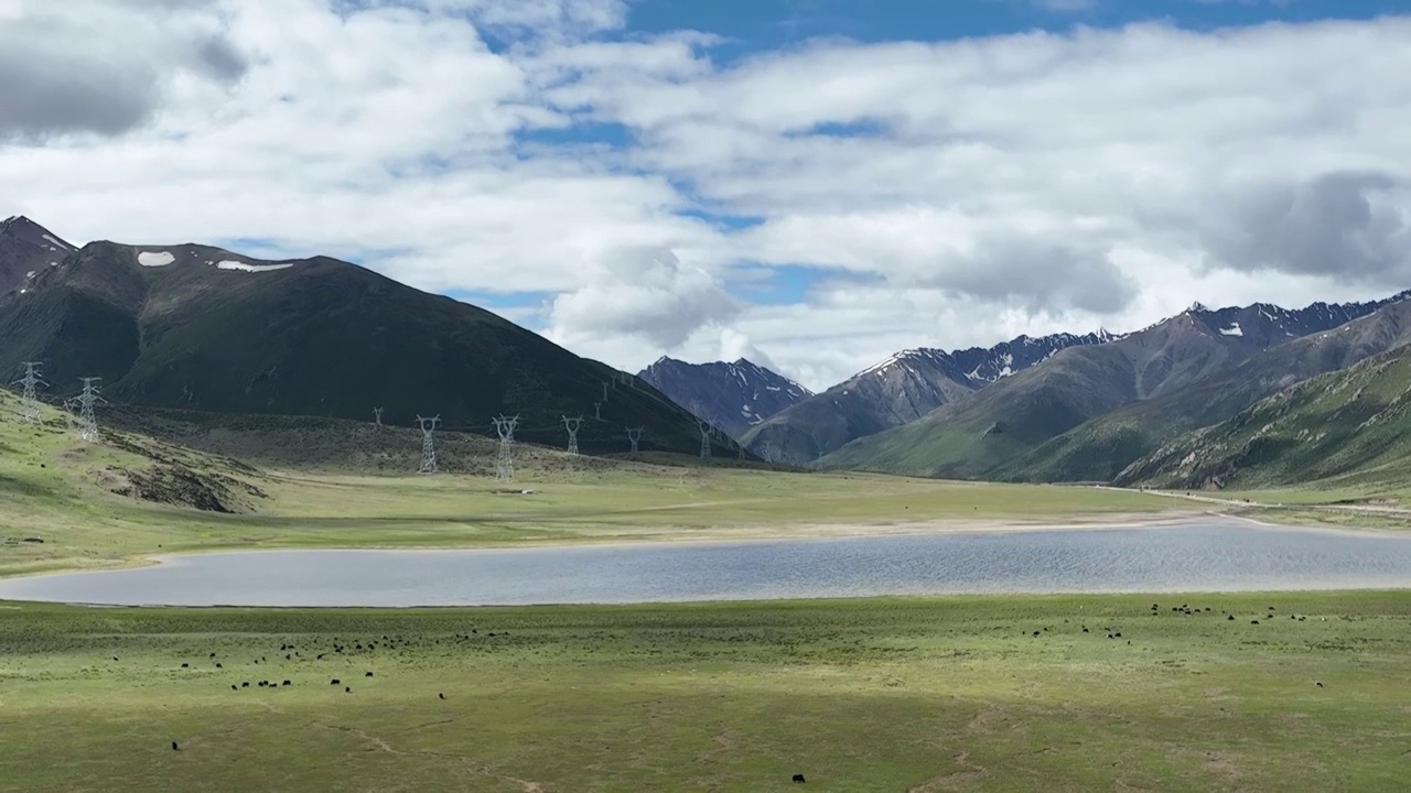 西藏昌都：高原湿地风光视频素材