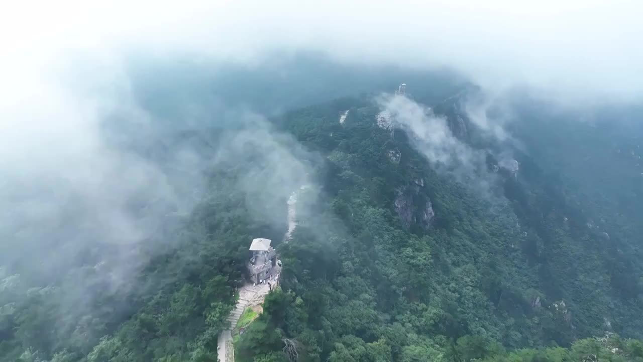 安徽六安天堂寨风景区风光视频素材