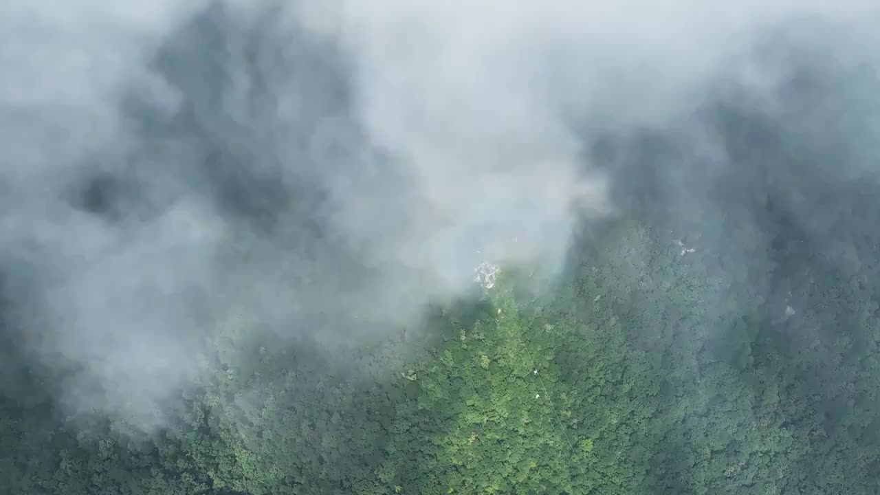 安徽六安天堂寨风景区风光视频素材