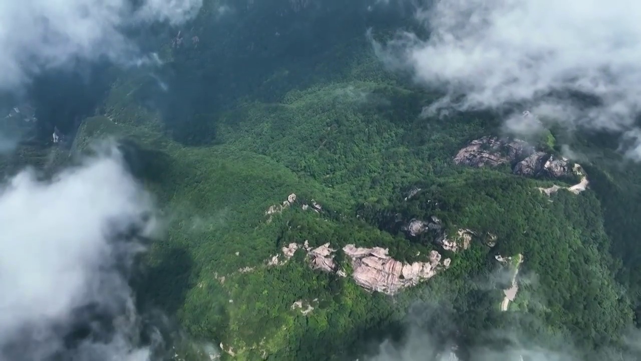 安徽六安天堂寨风景区风光视频素材