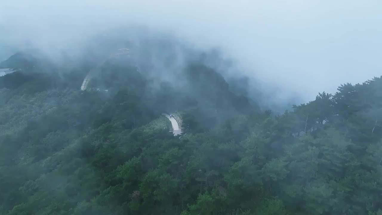 安徽六安天堂寨风景区风光视频素材