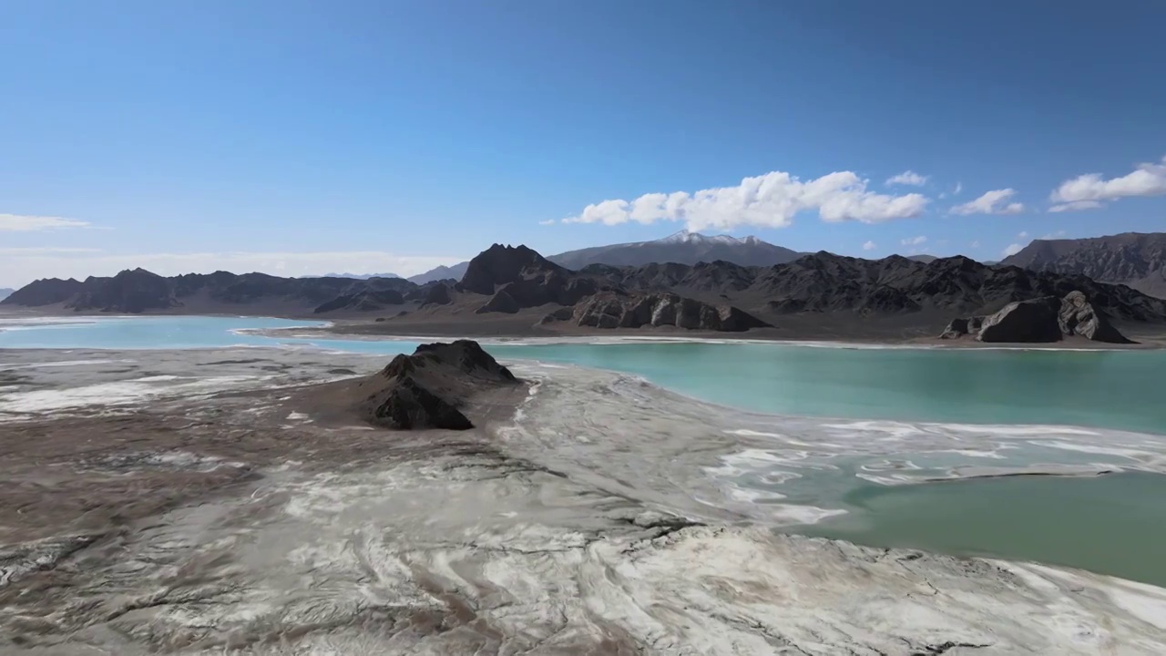 西藏阿里地区日土县常姆错视频素材