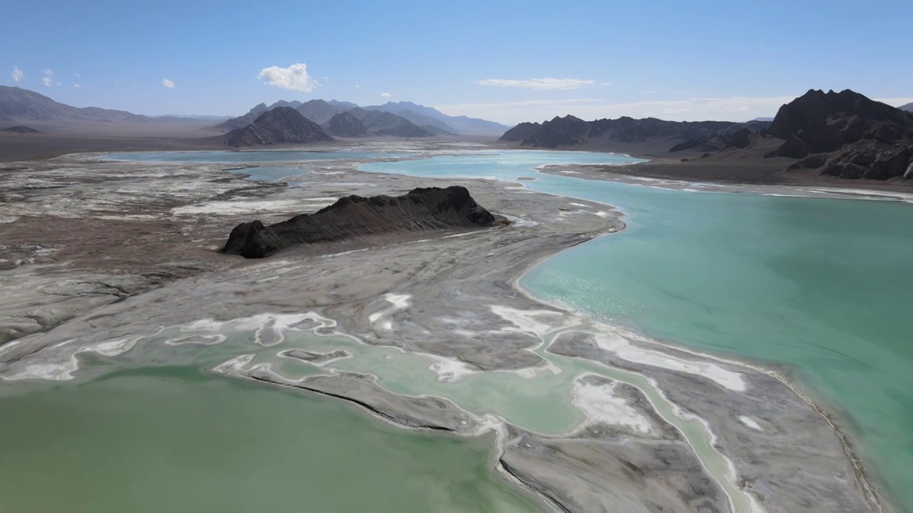 西藏阿里地区日土县常姆错视频素材