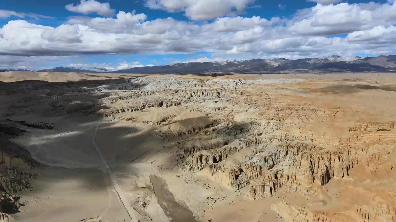 西藏阿里地区扎达县扎达土林霞义沟视频素材