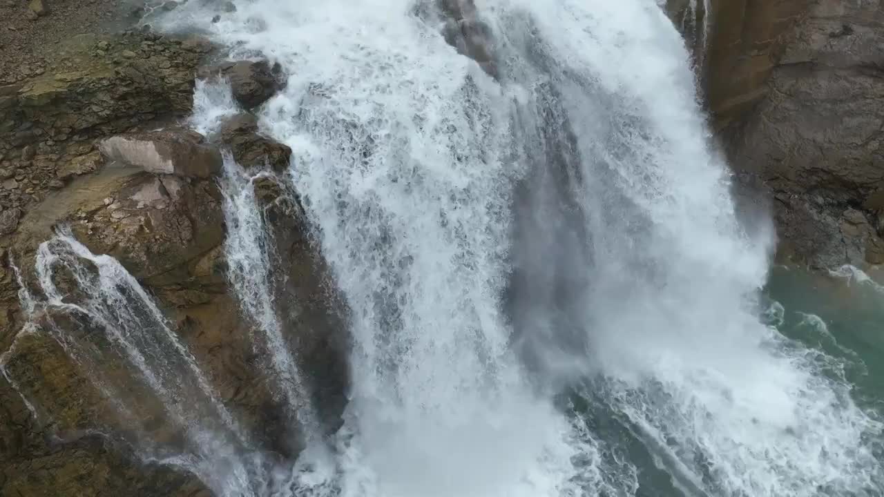 龙首二级水电站视频素材