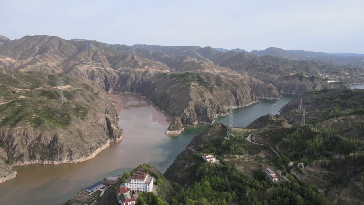 甘肃临夏刘家峡炳灵地质视频素材