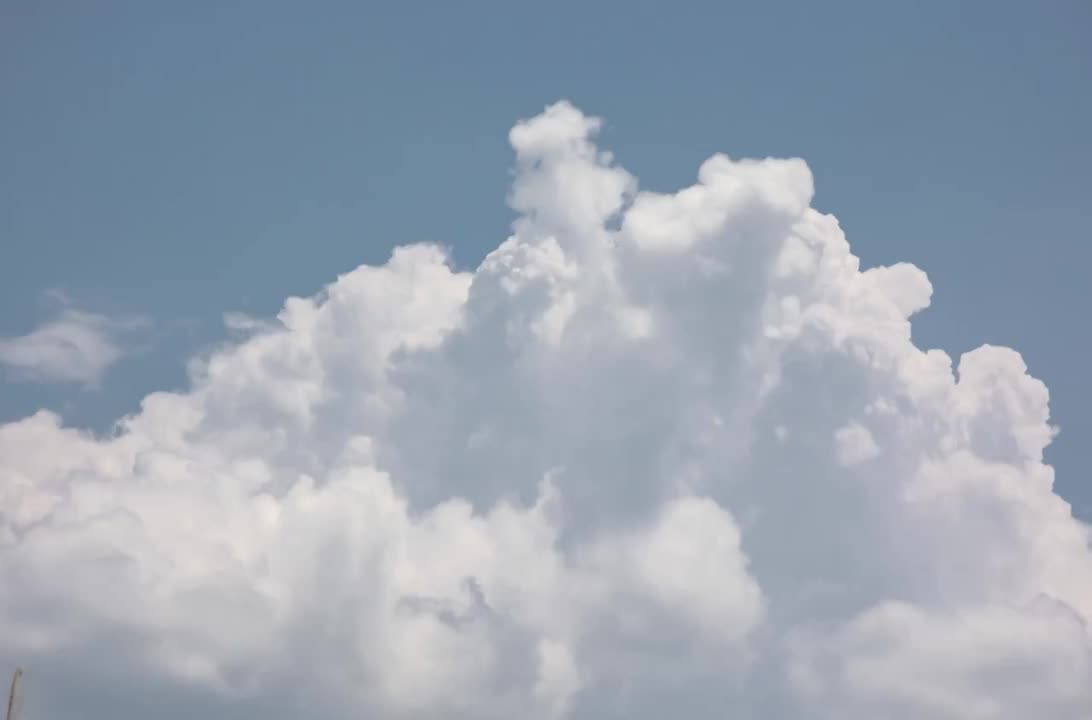 夏季积雨云云卷云舒延时视频素材