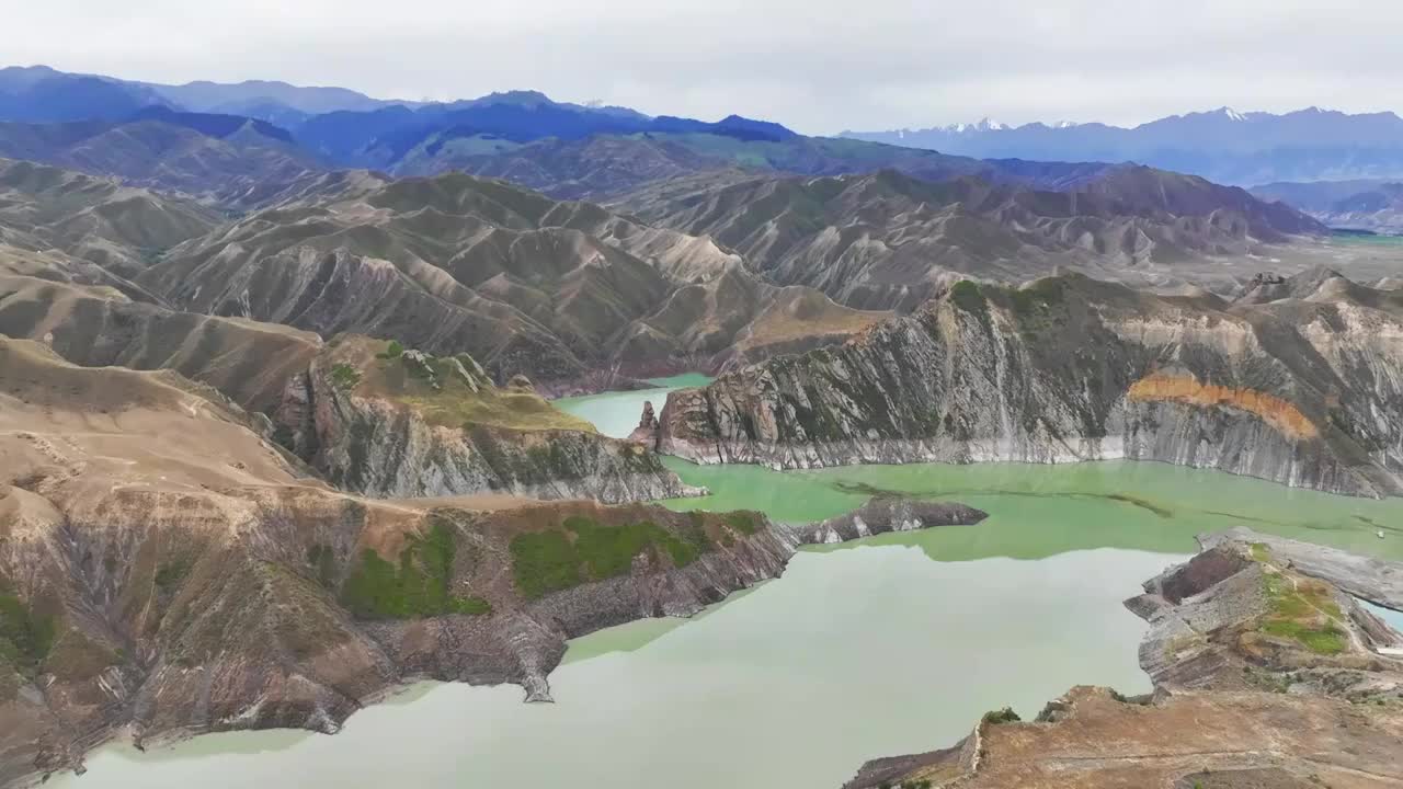 航拍肯斯瓦特水库视频素材