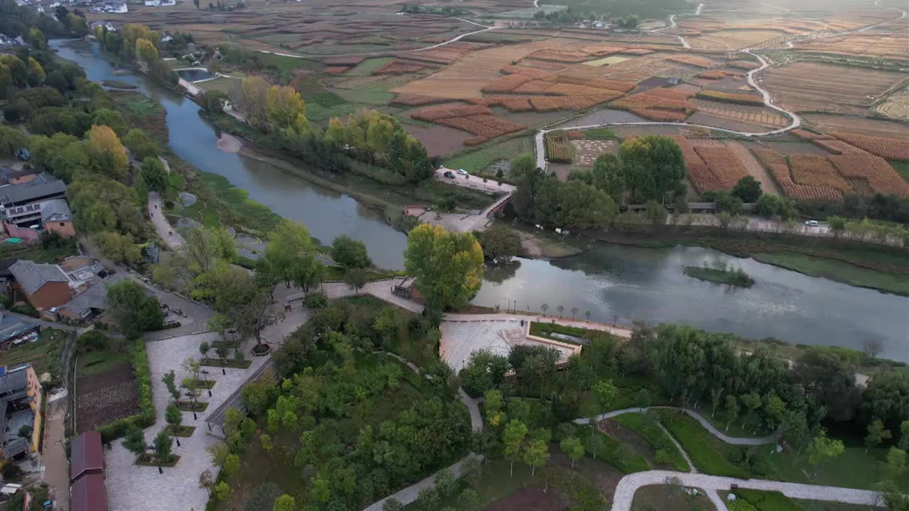 沙溪古镇南门视频素材