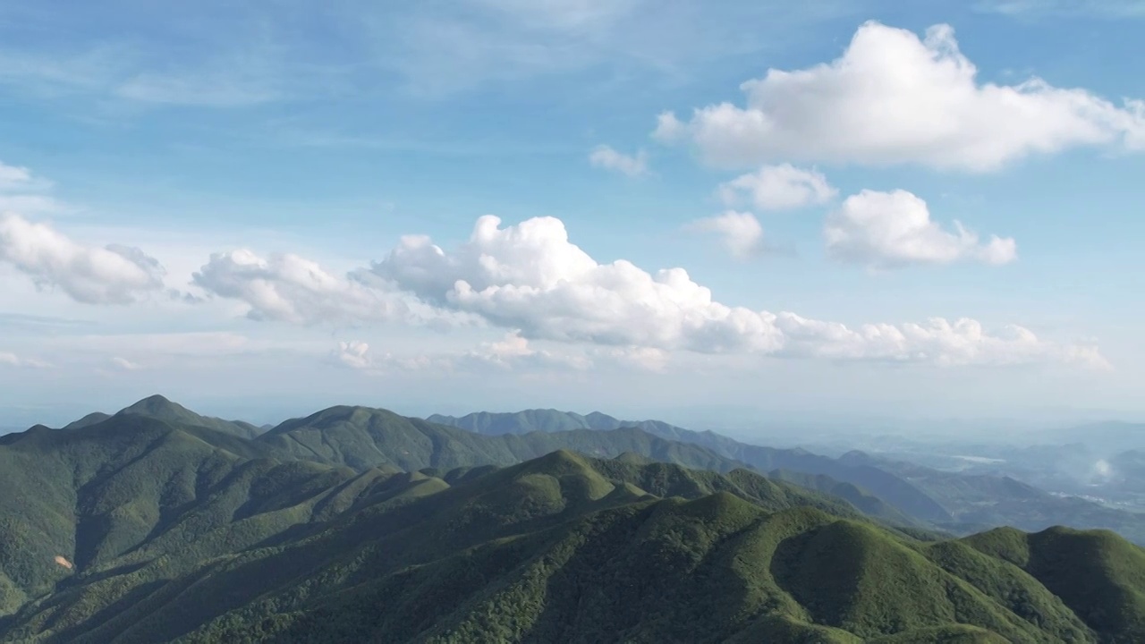 湖南郴州泗洲山自然风光4k航拍视频素材