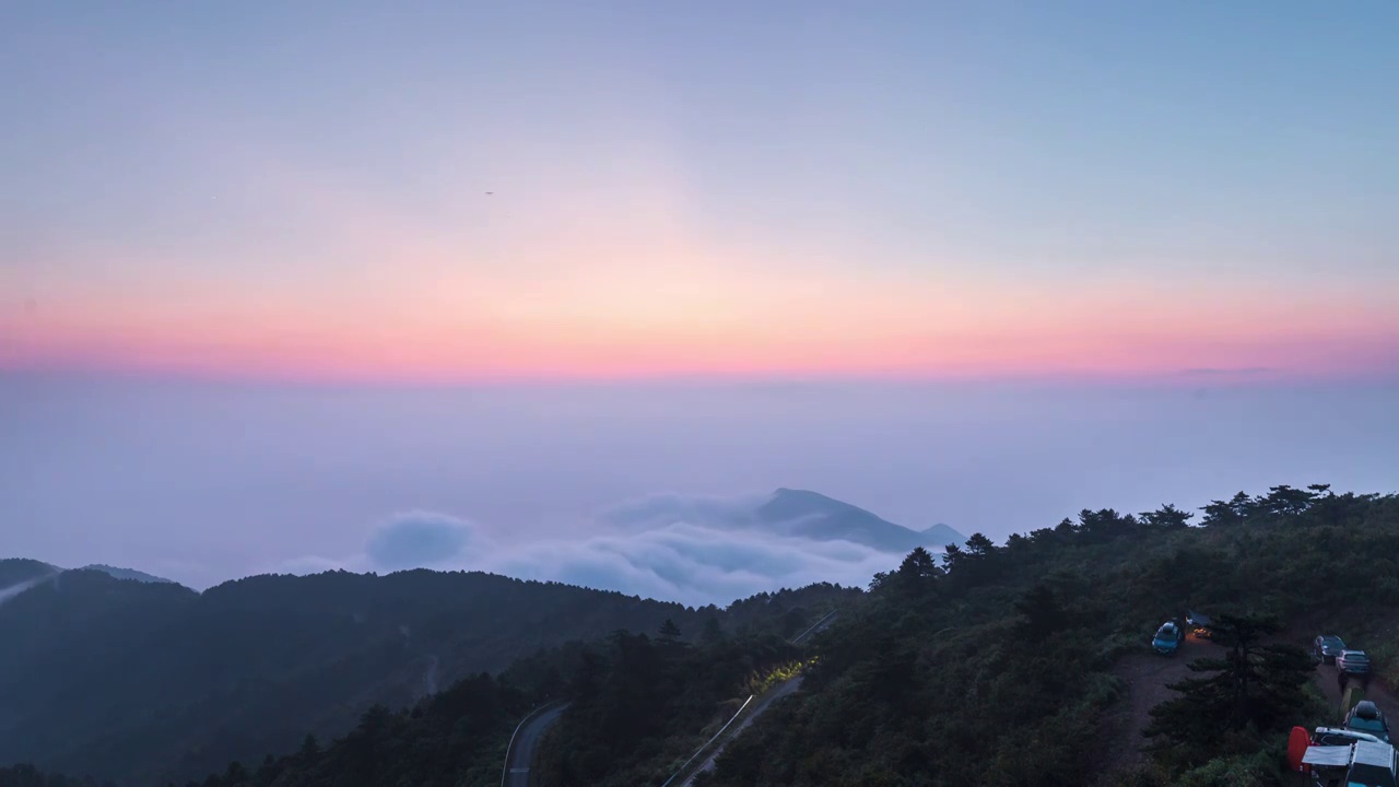 牵牛岗日出视频素材