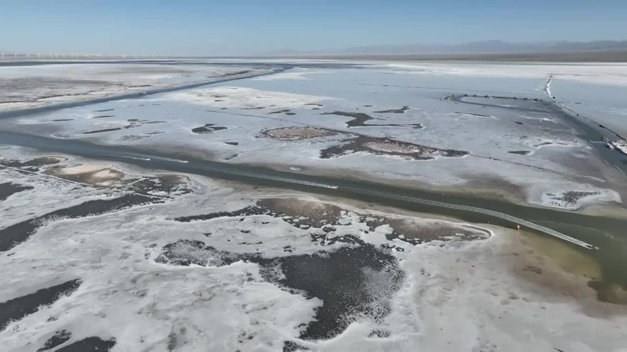 青海茶卡盐湖视频素材