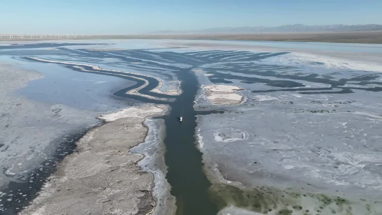 青海茶卡盐湖视频素材