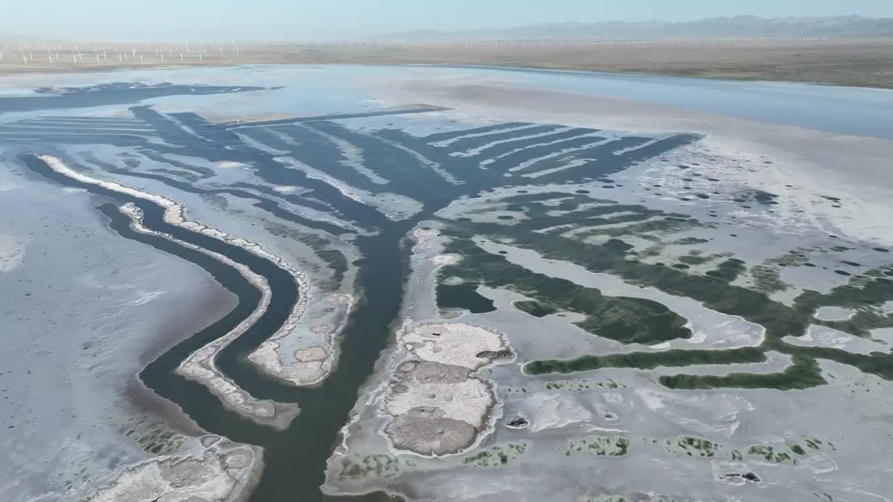 青海茶卡盐湖视频素材