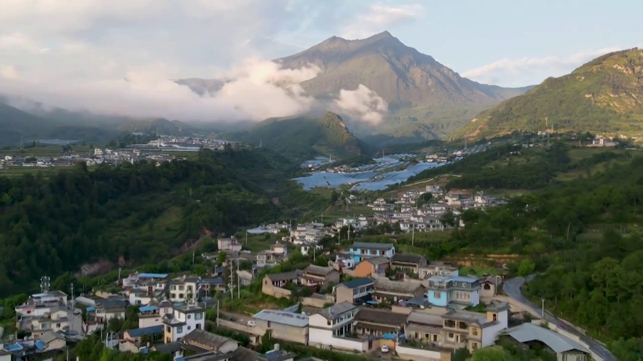 云南兰坪雪邦山延时视频素材