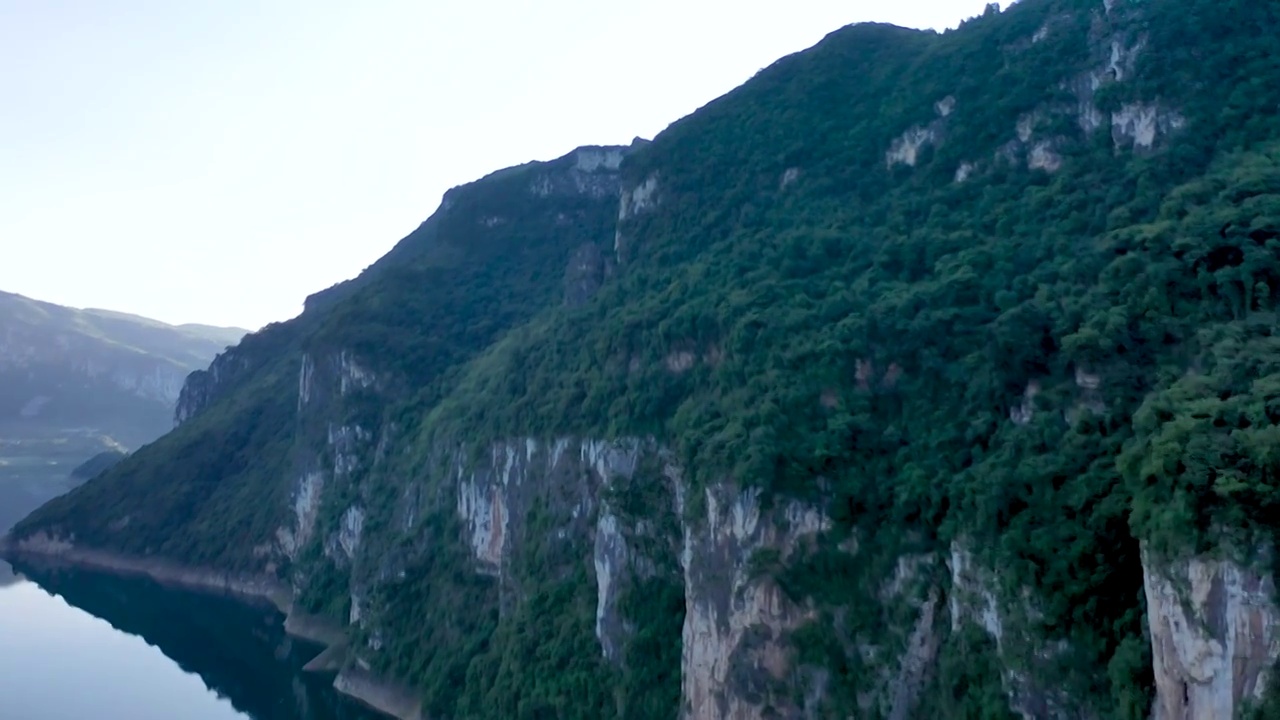 贵州乌江百里画廊夏天风光视频素材