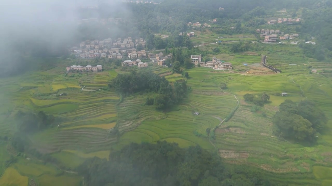 云南省红河州元阳梯田风光视频素材