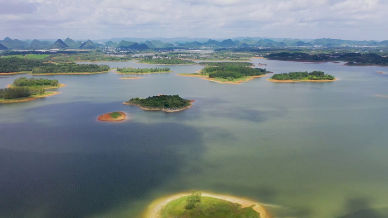 贵州清镇市红枫湖视频素材