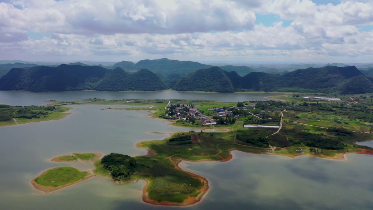 贵州清镇市红枫湖视频素材