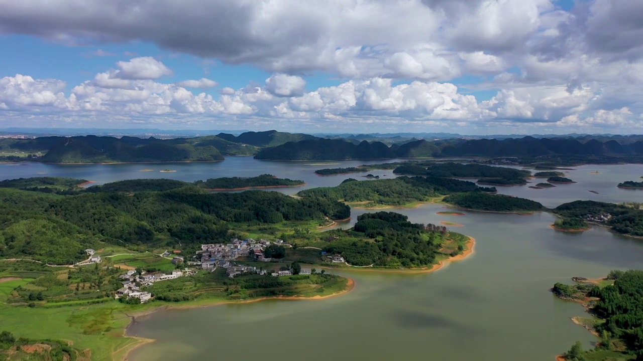 贵州清镇市红枫湖视频素材