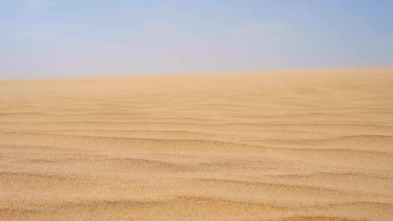 沙漠风沙延时（合集）视频素材