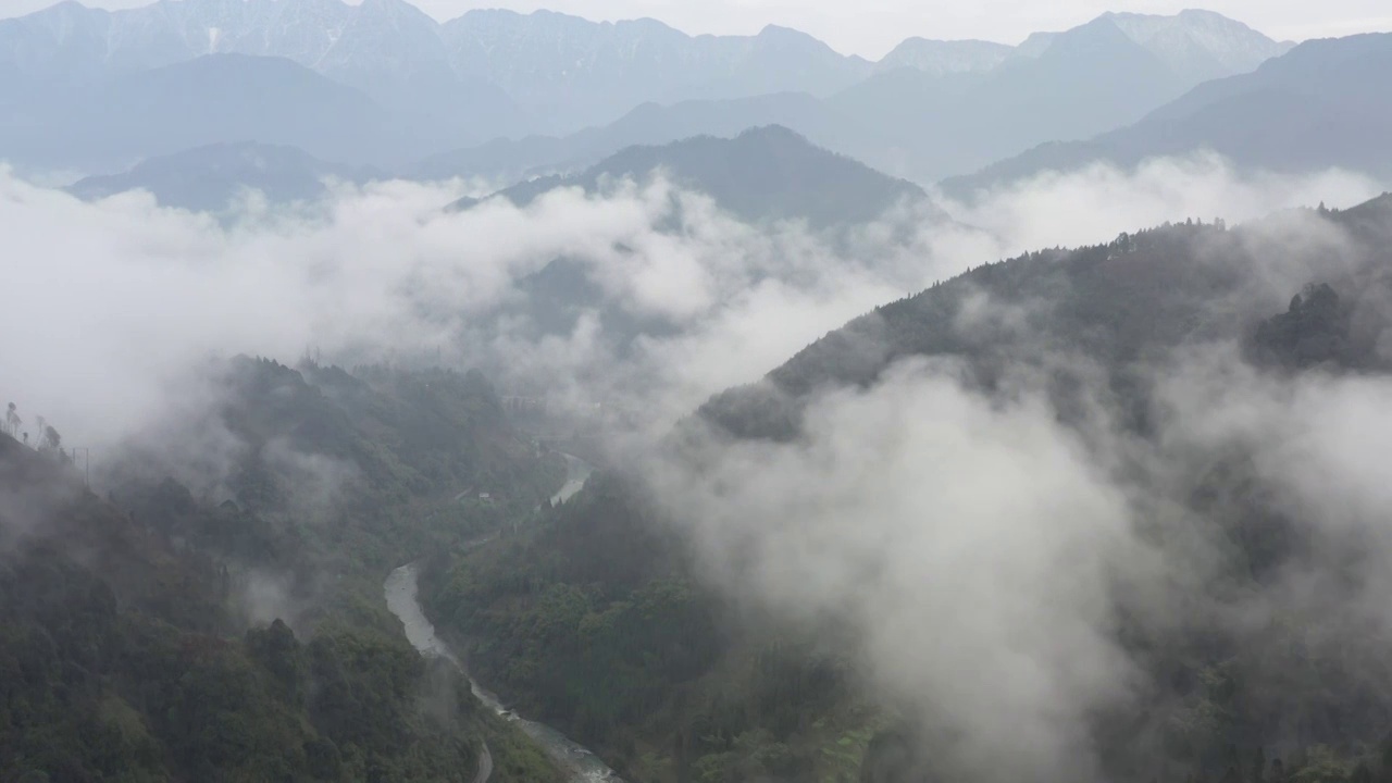 雅西高速云海视频素材