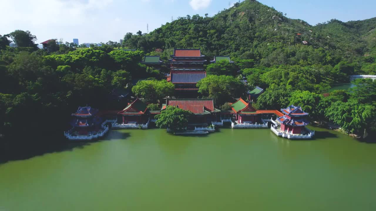 珠海，圆明新园视频素材