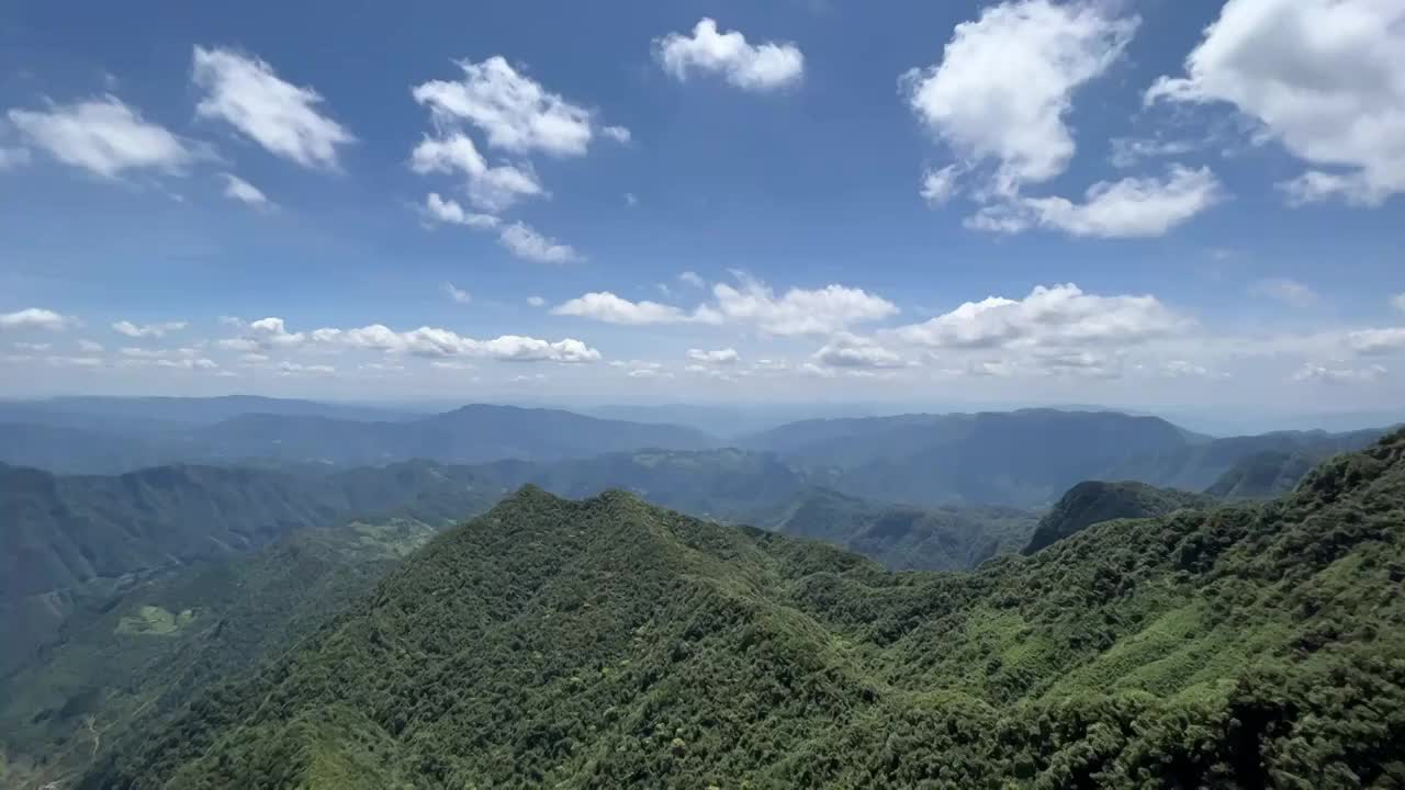 重庆 南天湖 莲雾峰风光视频素材