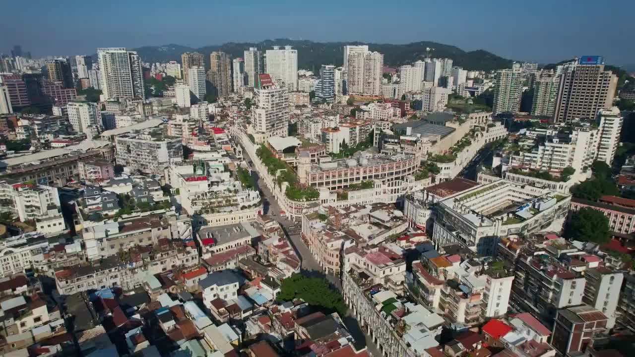 航拍厦门老城区建筑景观视频素材