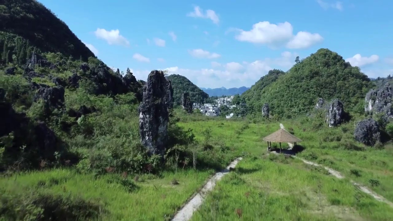 贵州省喀斯特地貌景观视频素材