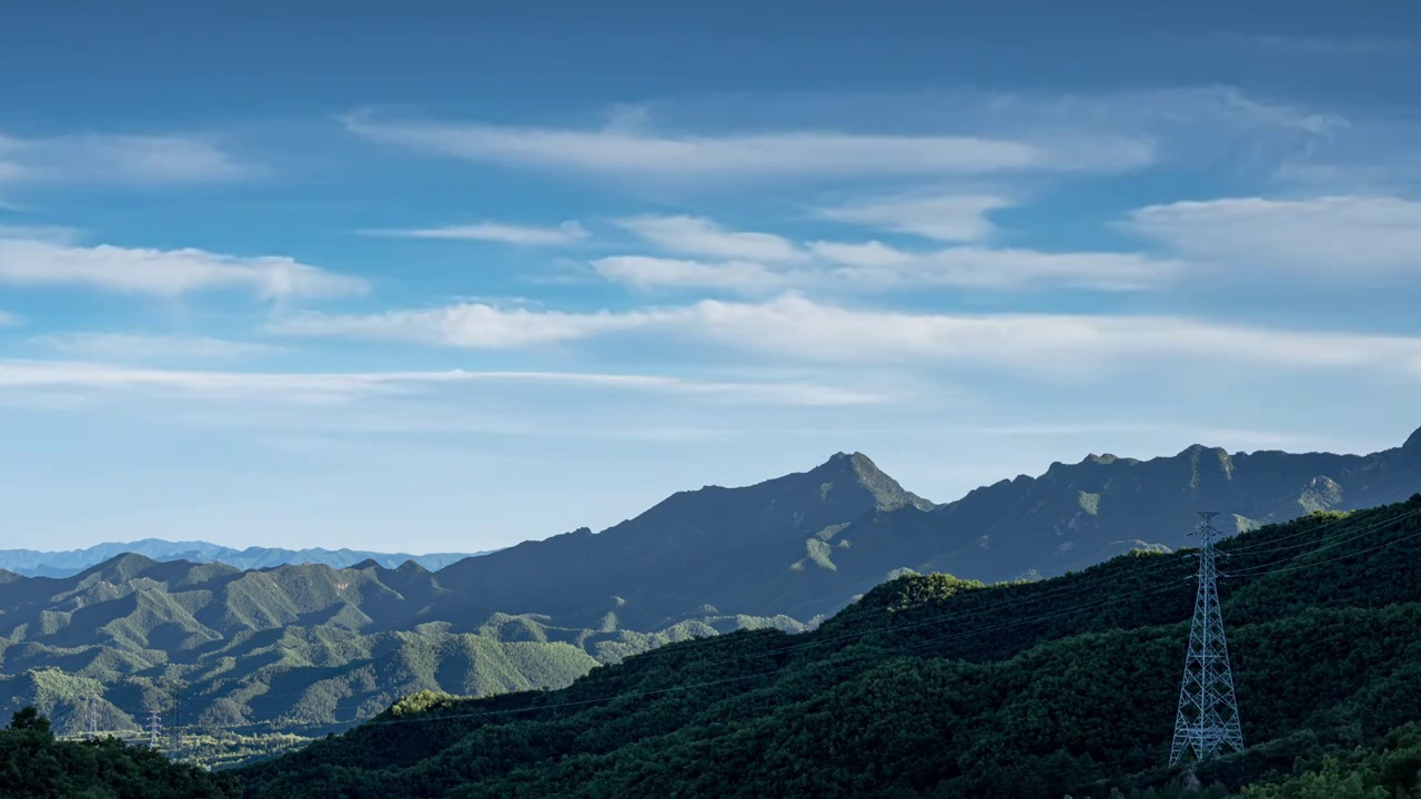 北京喇叭沟门原始森林夏日风光视频素材