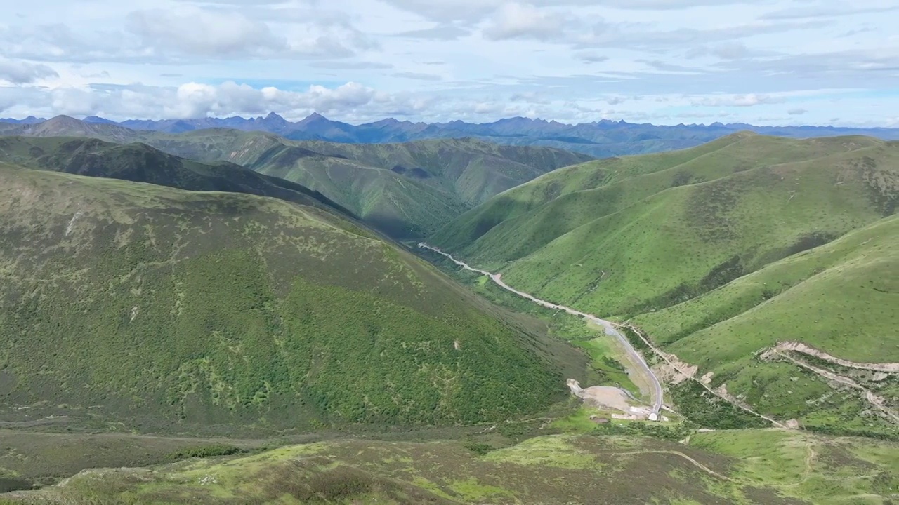 四川阿坝雅克夏高山牧场视频素材