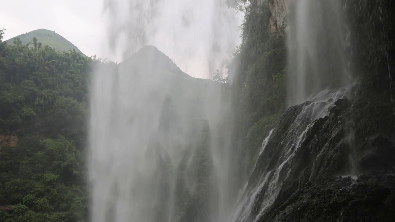 贵州黔西南马岭河大峡谷瀑布风光视频素材