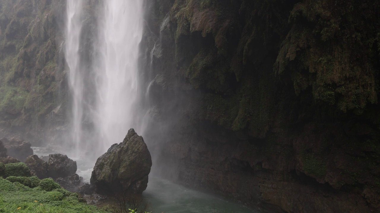 贵州黔西南马岭河大峡谷瀑布风光视频素材