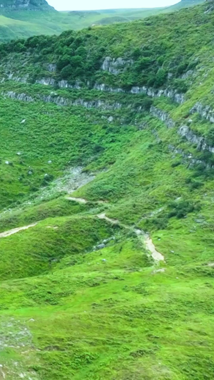 高清竖屏航拍贵州韭菜坪沿途风景（合集）视频素材