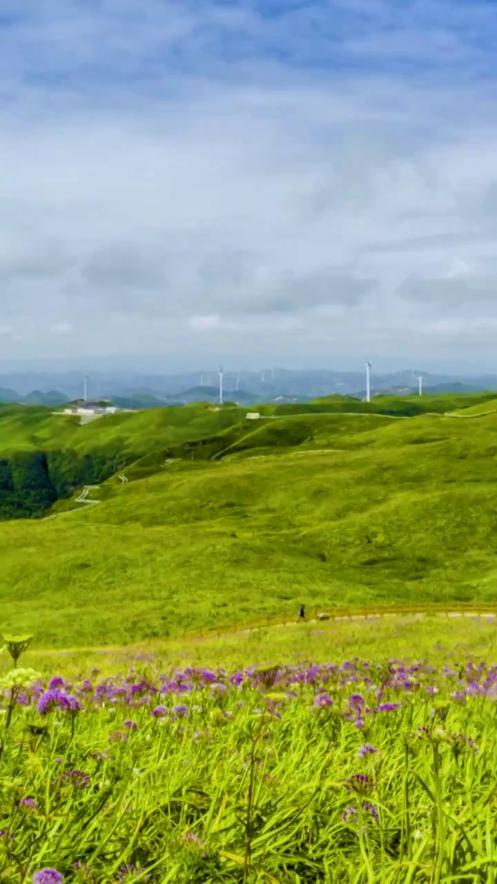 高清竖屏延时航拍贵州韭菜坪云海风光（合集）视频素材