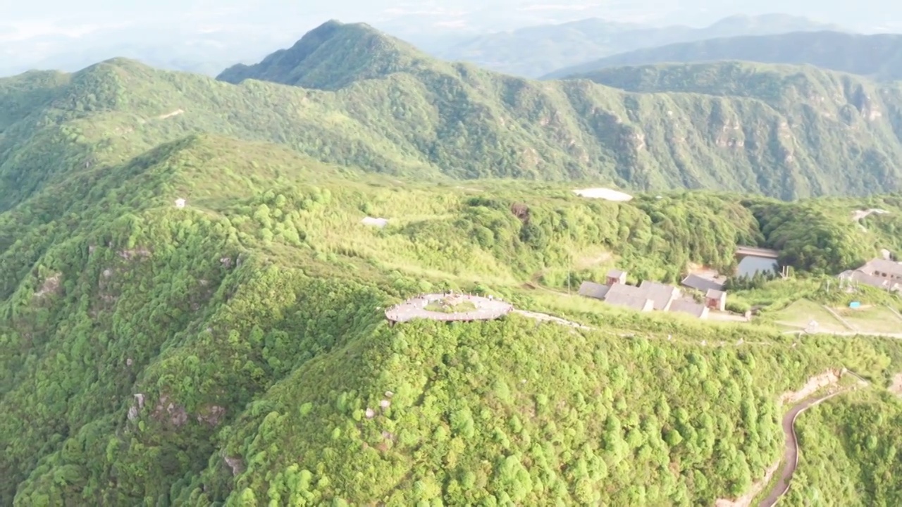 湖南郴州回龙山航拍视频素材