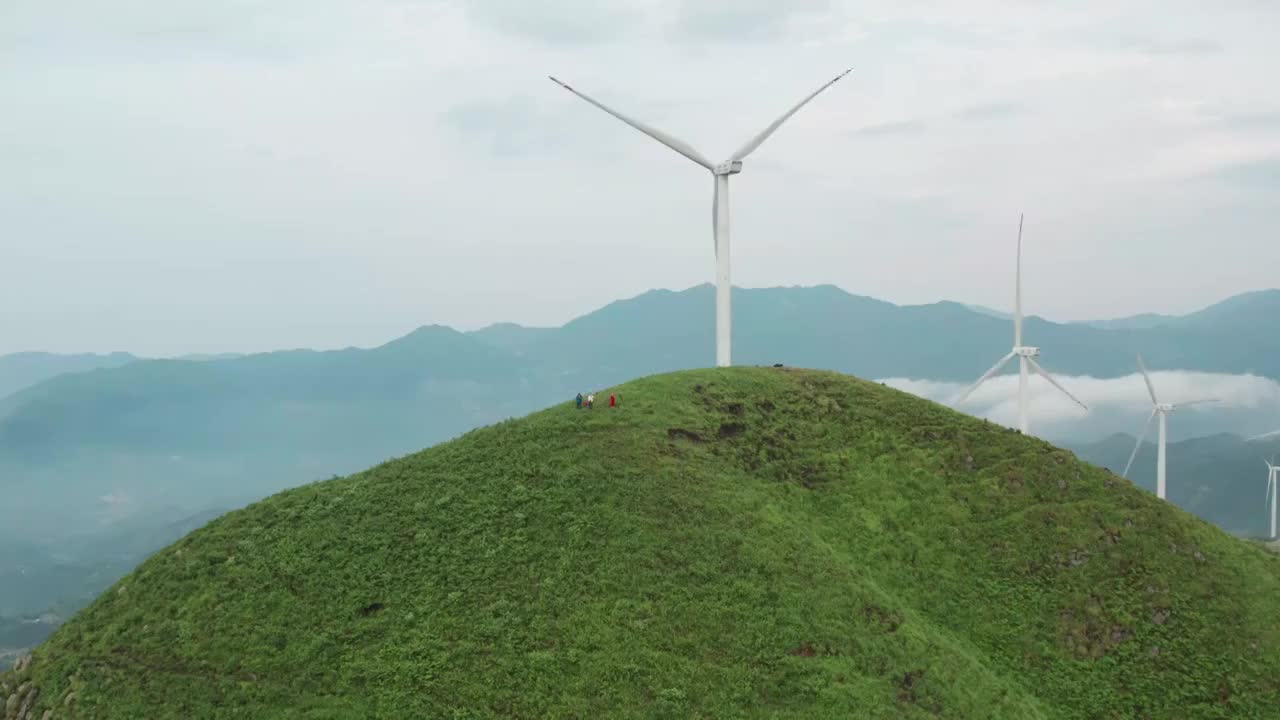 湖南郴州白阜岭航拍视频素材