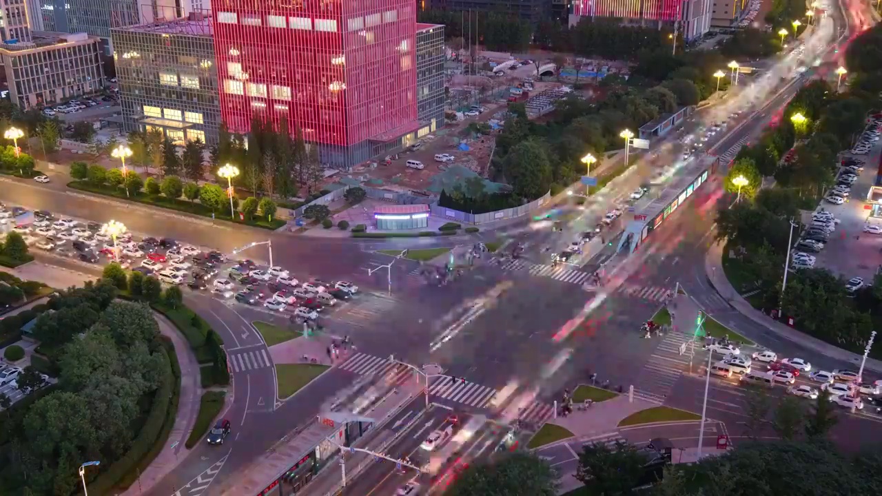 临沂市北京路车流视频下载