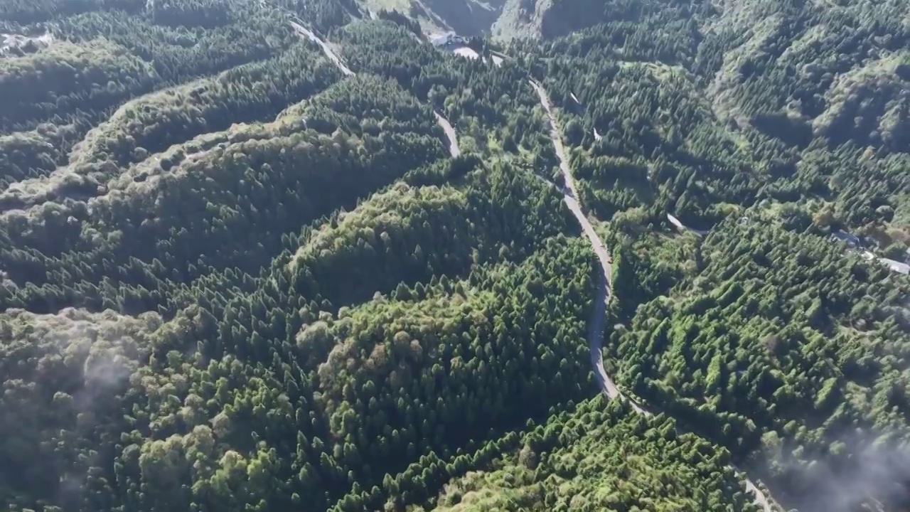 康养胜地湖北利川佛宝山风光视频素材