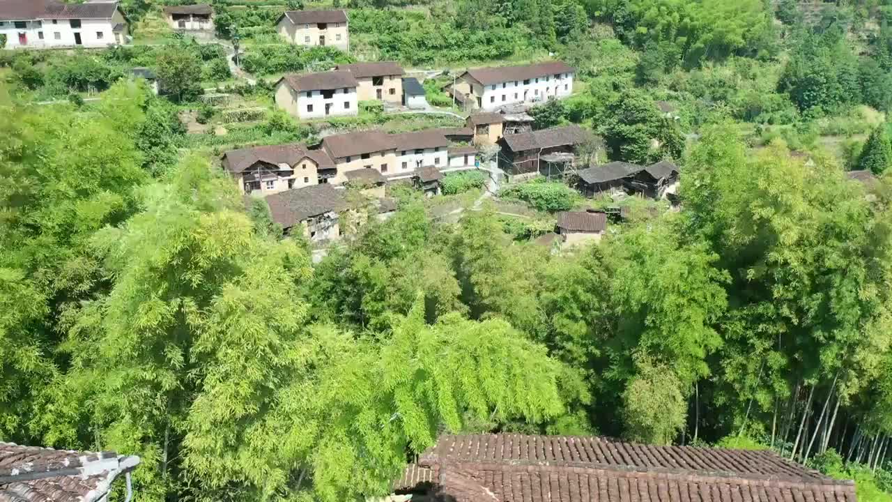 景宁县传统村落董川村视频素材