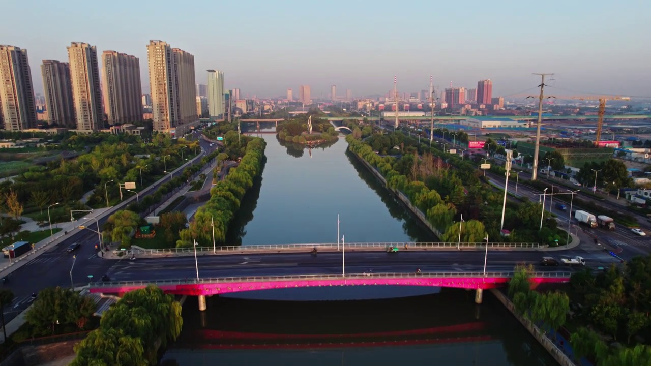 山东济南城市航拍素材视频素材