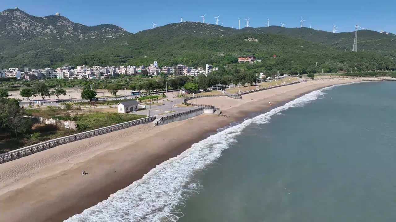 广东省汕头市南澳县宋井风景区航拍视频素材