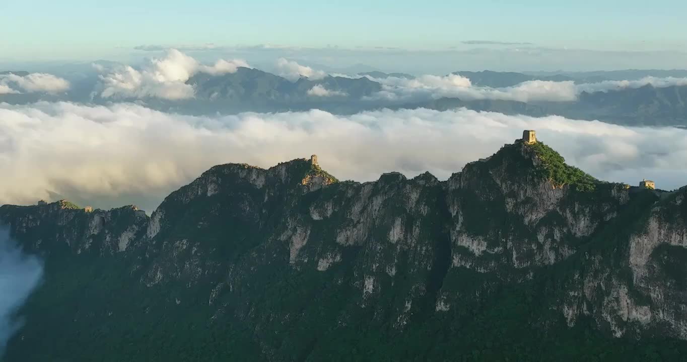 北京密云司马台长城之巅视频素材