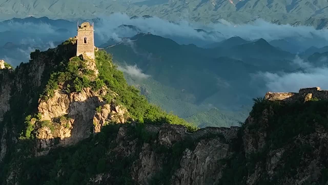 北京密云司马台长城之巅视频素材