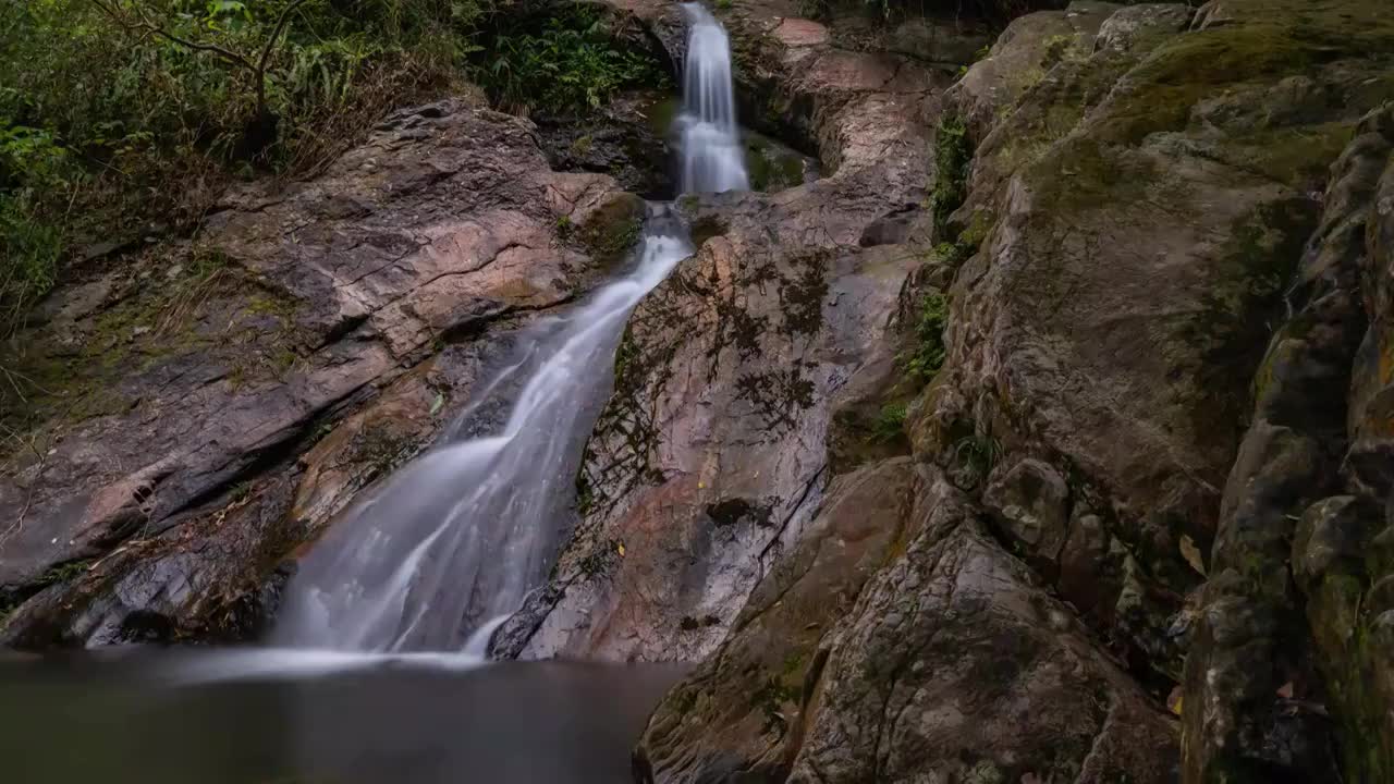 桂林船嶺瀑布视频素材