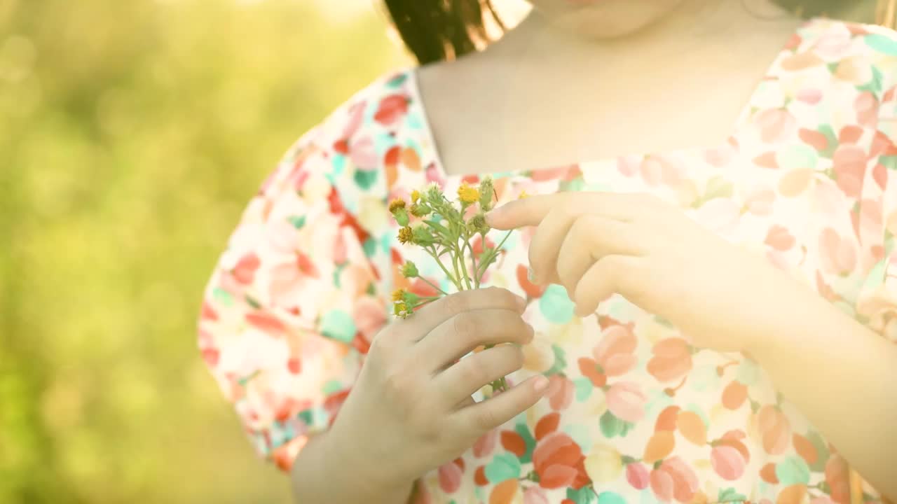 可爱的女孩子视频素材