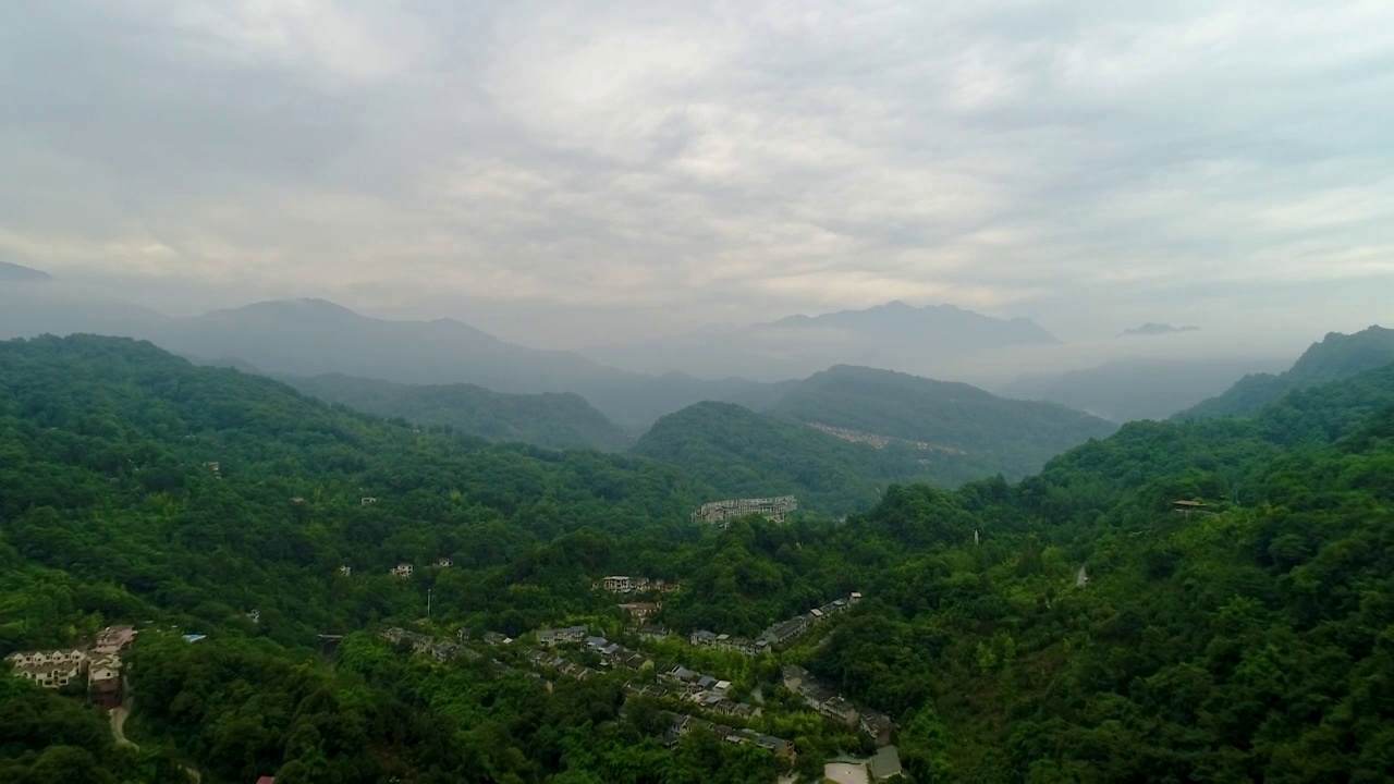 4K航拍四川青城山后山视频素材