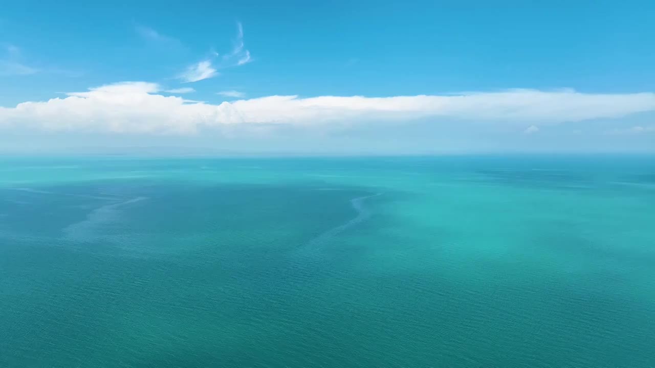 航拍青海湖视频素材