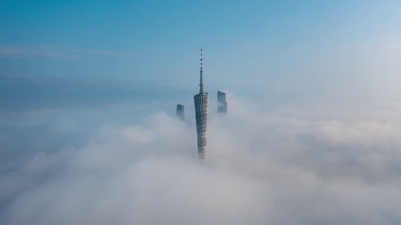 广州平流雾视频素材